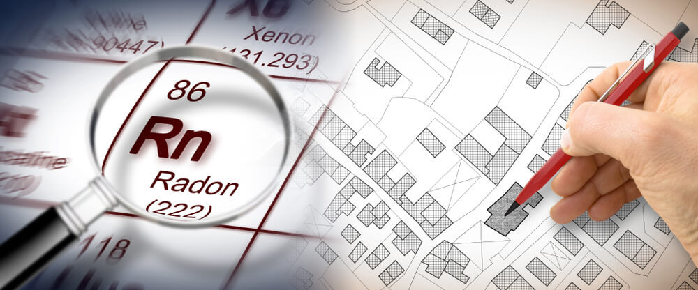 bilde av byggekart og radon fra periodesystemet